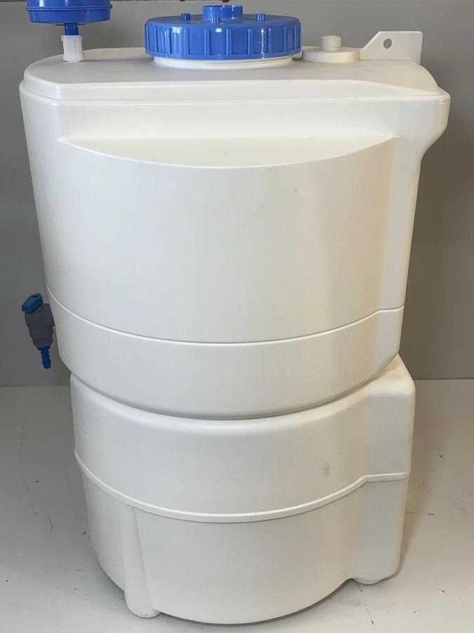 Used Millipore Water Reservoir Storage Tank 30L PE, Model: TANKPE030