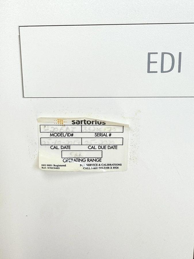 Used Sartorius Lab Instruments Arium Advance H20-EDI Water Purification System