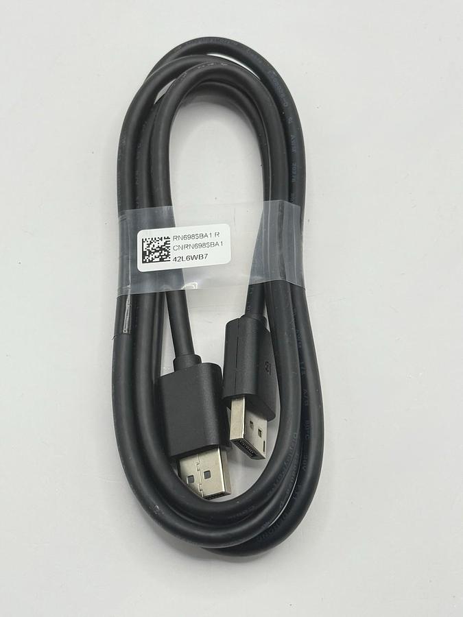 Used Dell DisplayPort Adapter OEM Genuine CNRN698$BA1 Male-To-Male