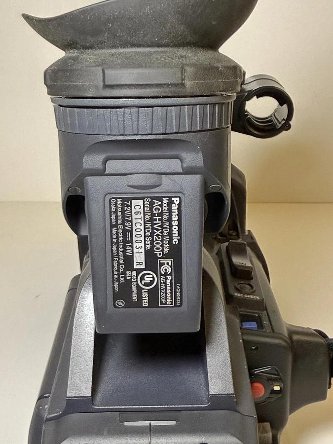 Used Panasonic AG-HVX200P DVCPRO HD P2 Camcorder Video Camera with Case & Accessories