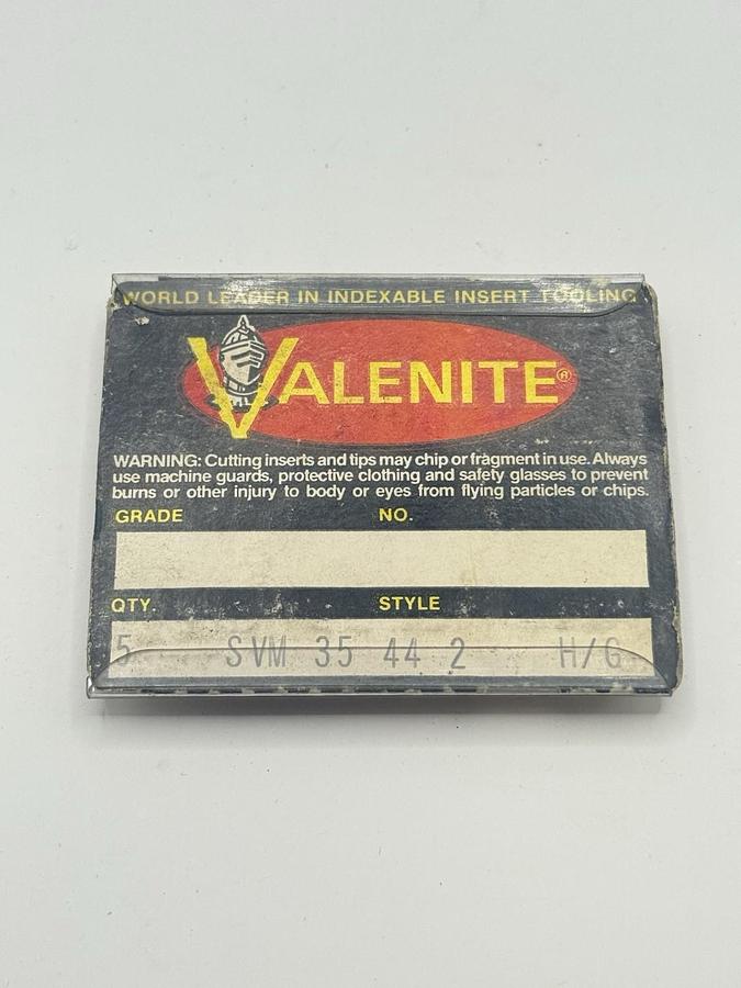 Used VALENITE Carbide Inserts SVW 35 44 2