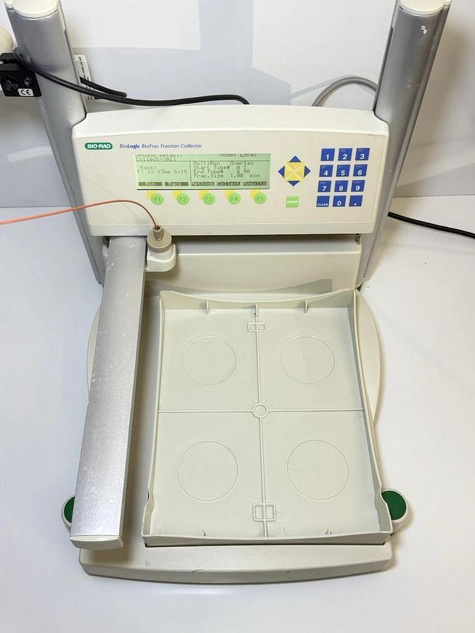 Used Bio-Rad BioRad BioLogic BioFrac Fraction Collector w/BioLogic Duo Flow + Rack