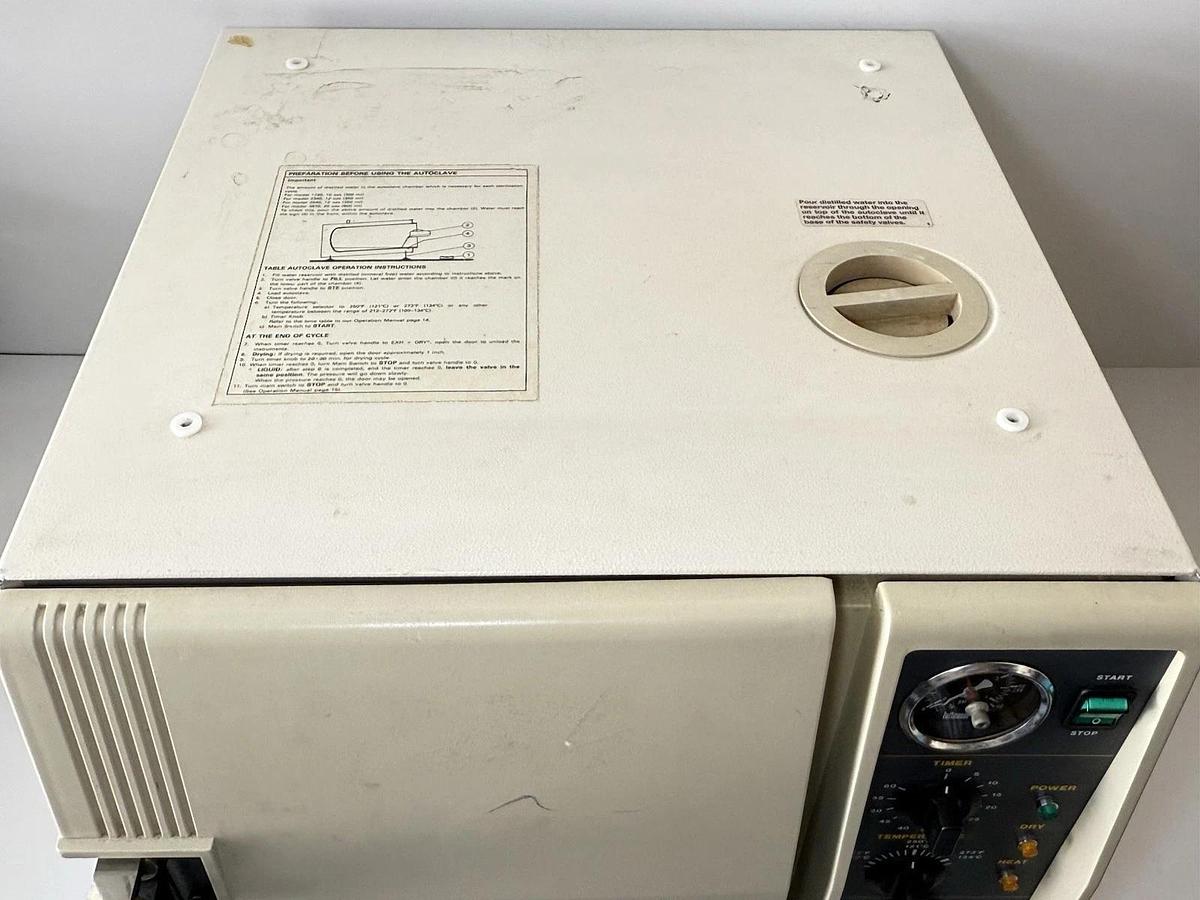Used Tuttnauer 2540M Autoclave Sterilizer – Benchtop Steam Sterilizer 23L