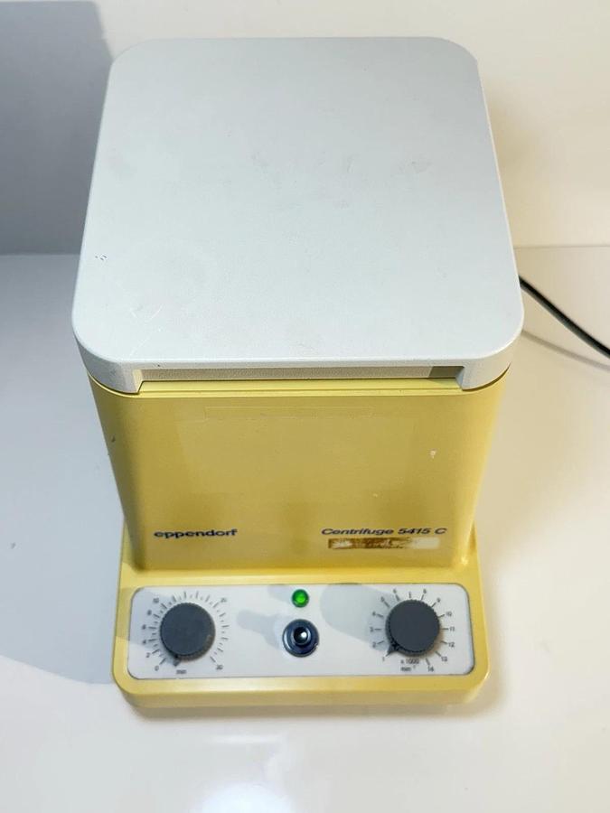 Used Eppendorf Centrifuge 5415 C Microcentrifuge W/Rotor 5402 5415