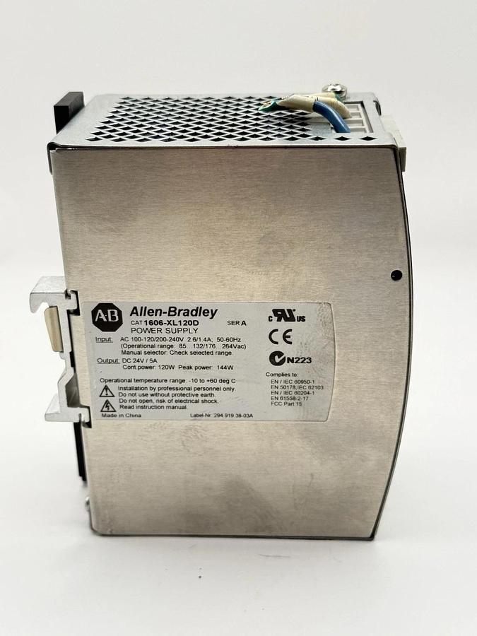 Used Allen Bradley 1606-XL120D Ser. A Power Supply 1606-XL