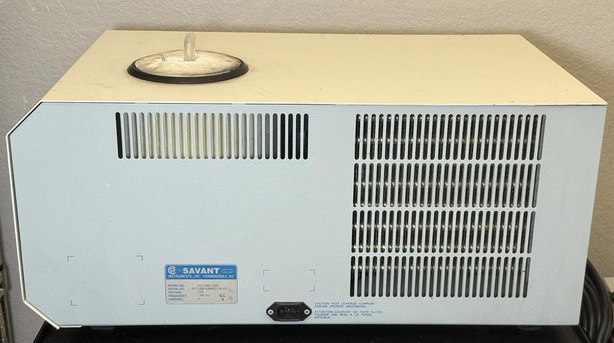 Used Savant Speedvac RVT-100 120V Refrigerated Vapor Trap with Glassware
