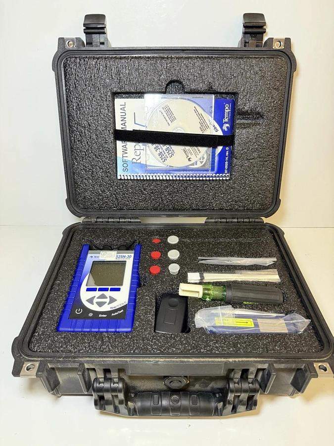 Used Tempo 525N-30 Optical Test Set – 850/1300nm Light Source, Power Meter, Multimode