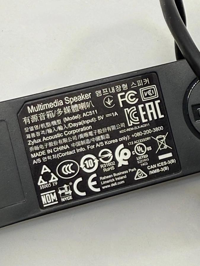 Used Lot 7 Dell Lenovo Computer Multimedia Speakers Mounts Soundbar on Monitor