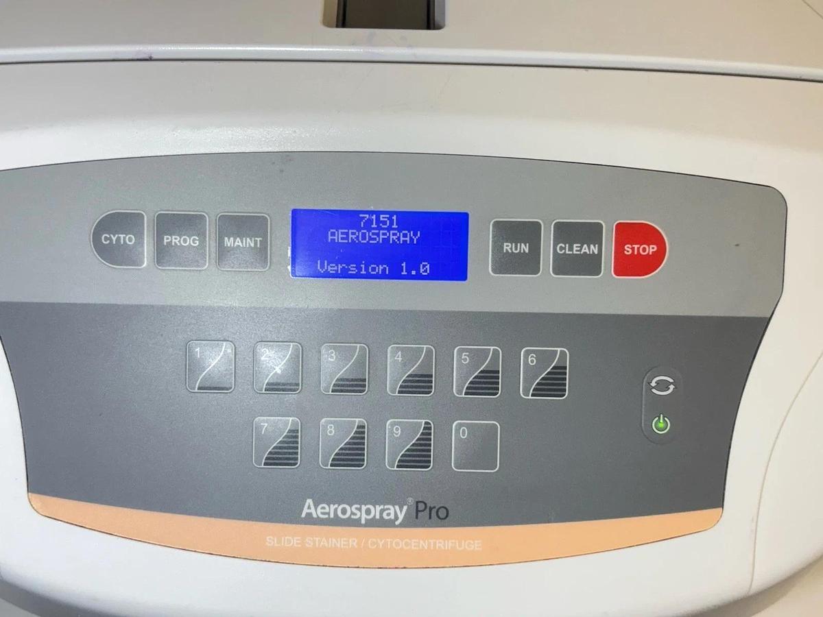 Used Elitech Aerospray Pro 7151 Cytology Centrifuge Slide Stainer Cytocentrifuge