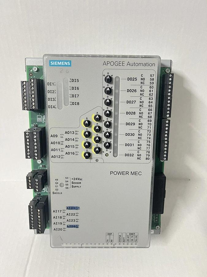 Used Siemens APOGEE Automation Model 1210 E Power MEC 549-627