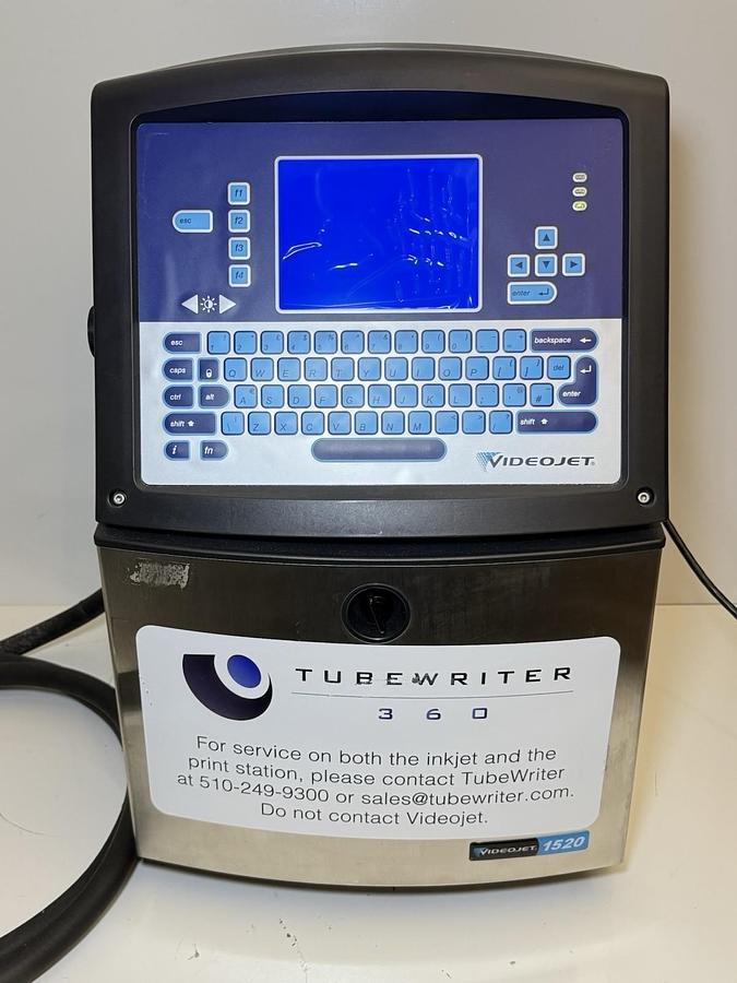 Used VIDEOJET TubeWriter 360 Vial Labeling System - Ink Jet Machine - FREE SHIPPING!