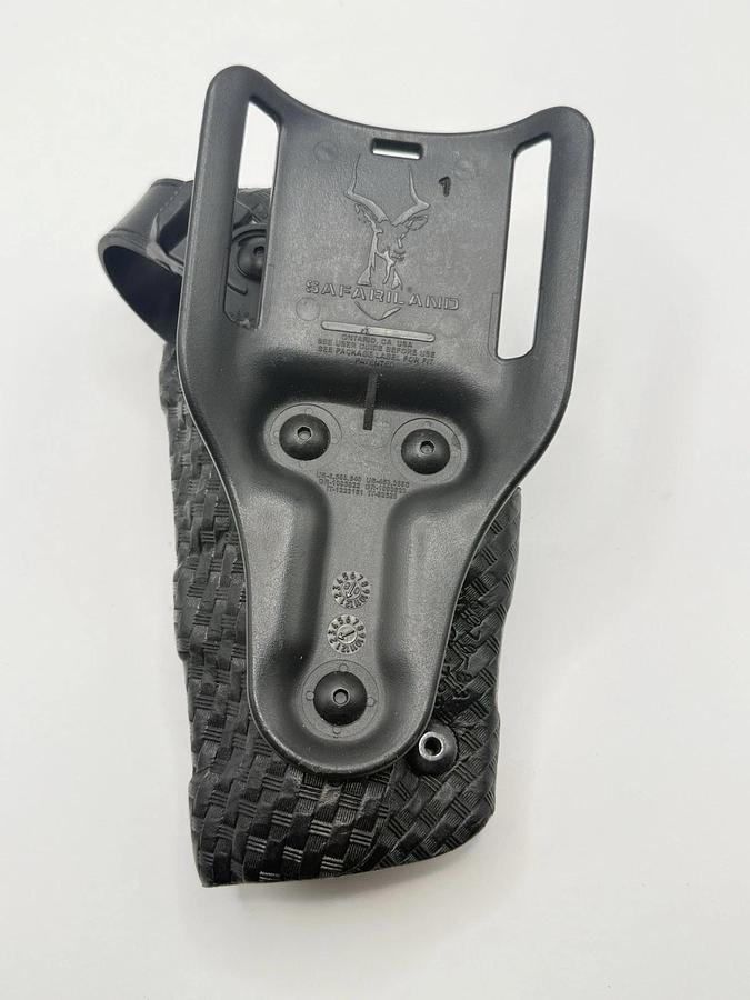 Used Safariland Black Basket weave Duty Holster 6070-83 Glock 17 22 RH