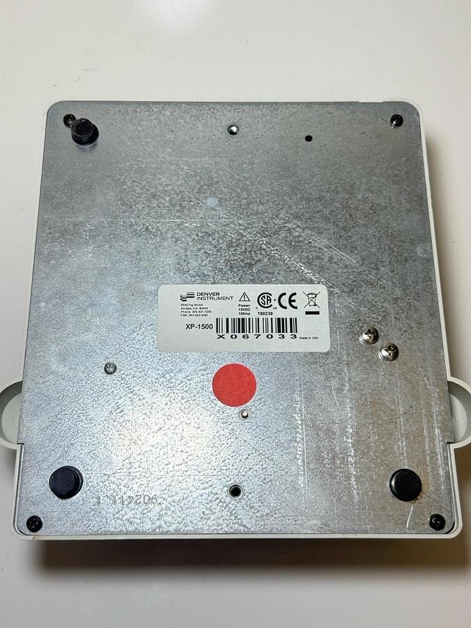 Used Denver Instrument XP-1500 Electronic Lab Scale Balance