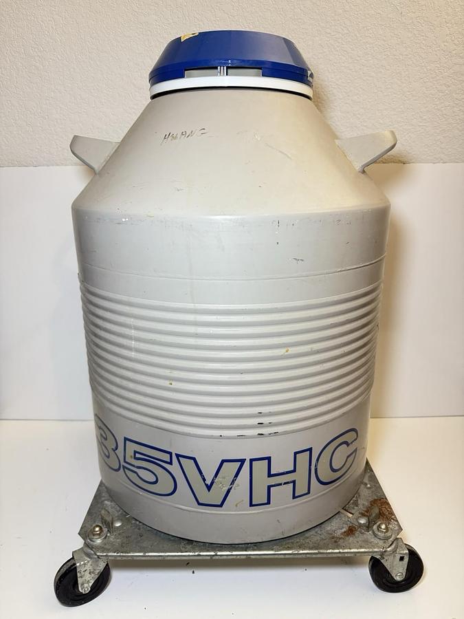 Used Taylor-Wharton 35VHC Union Carbide / Cryo Cryogenic 35L Liquid Nitrogen Tank