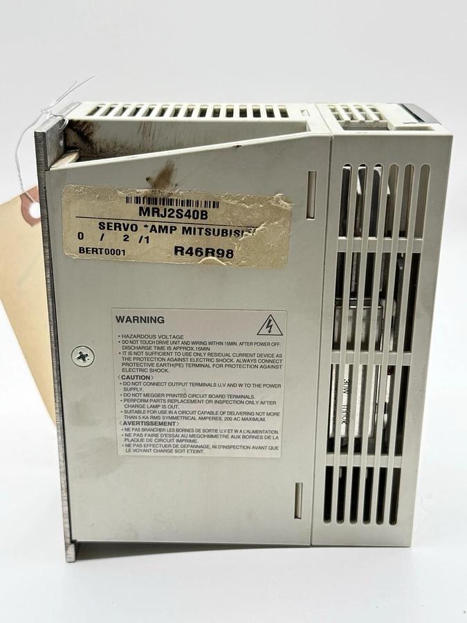 Used Mitsubishi Electric - AC Servo Drive MR-J2S-40B