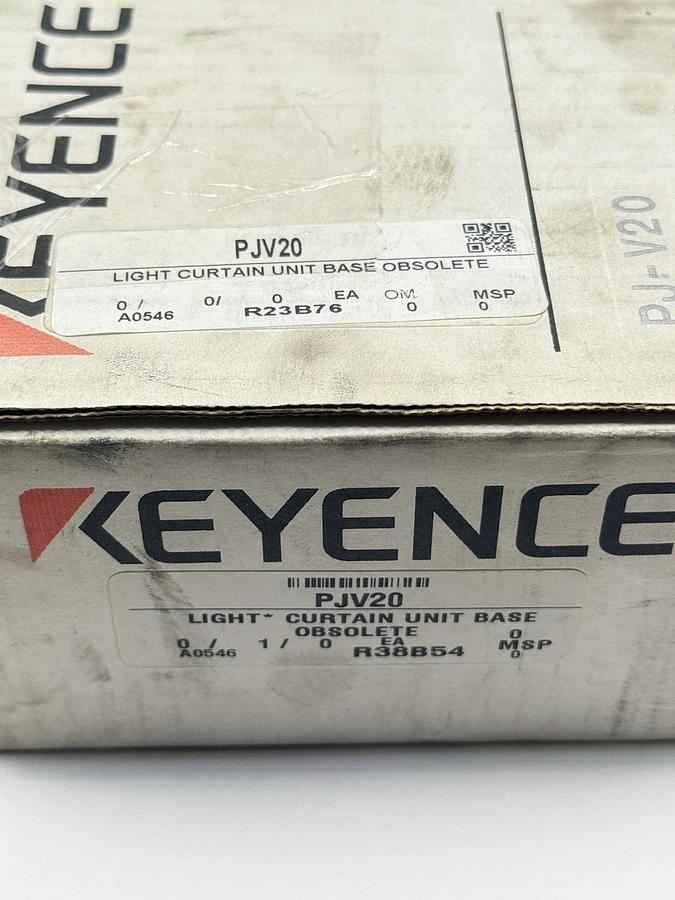 Used Keyence PJ-V20 PJV20 Safety Light Curtain Unit Base Obsolete Kit