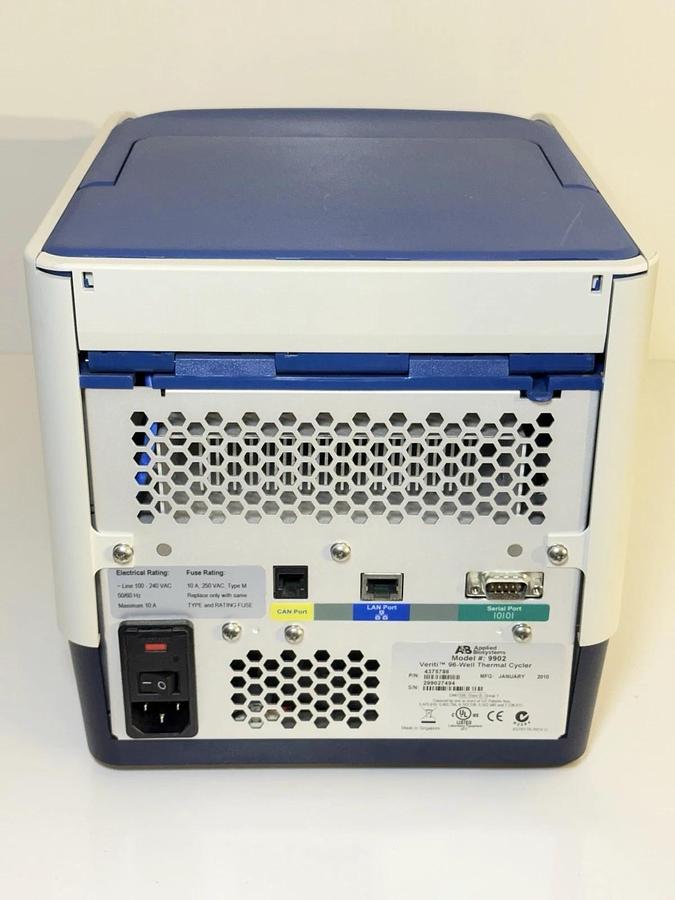 Used Applied Biosystems Veriti 96-well Thermal Cycler PCR Model: 9902 (P/N: 4375786)