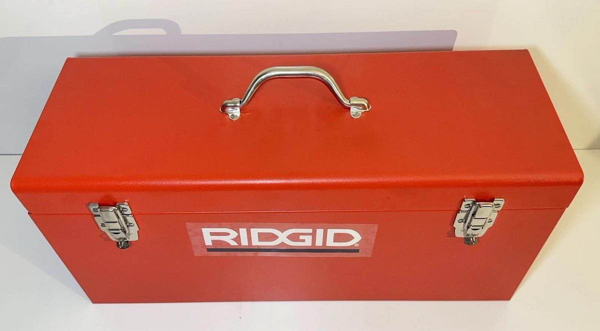 Used NEW RIDGID K-45 Drain Cleaner Machine Autofeed 120V w/ Case, Gloves & Manual