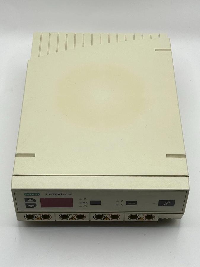 Used Bio-Rad Power PAC 300 Gel Electrophoresis System Power Supply Unit | Powers On