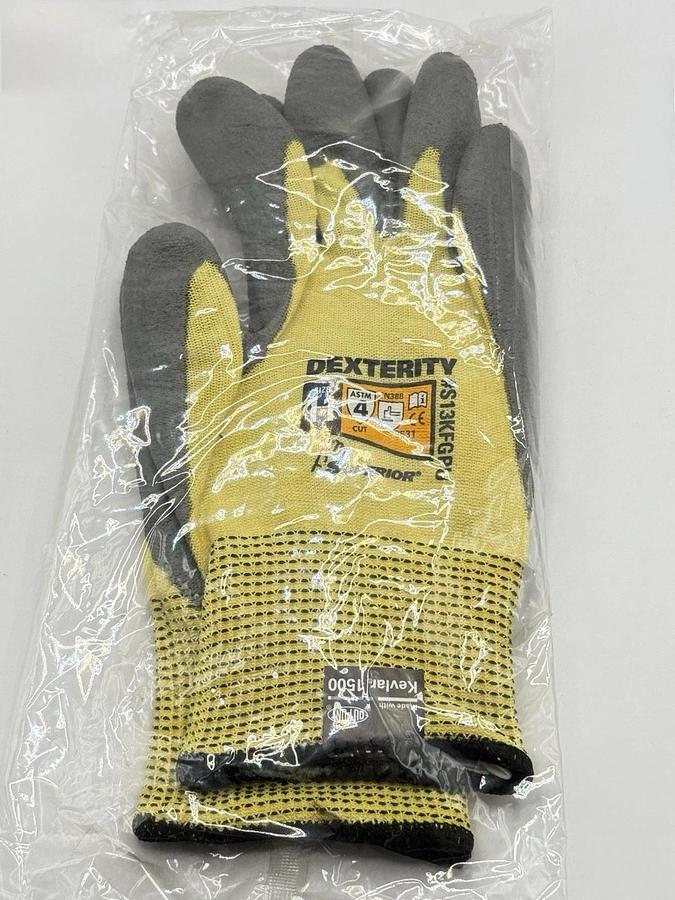 Used NEW 12 Pairs - Superior Glove - Dexterity Coated Cut Resistant Glove S13KFGPU-11