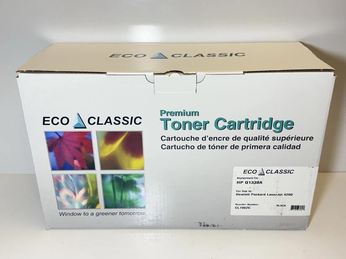 Used Eco Classic Black Toner Cartridge CL7062C (HP Q1338A) Hewlett Packard LaserJet