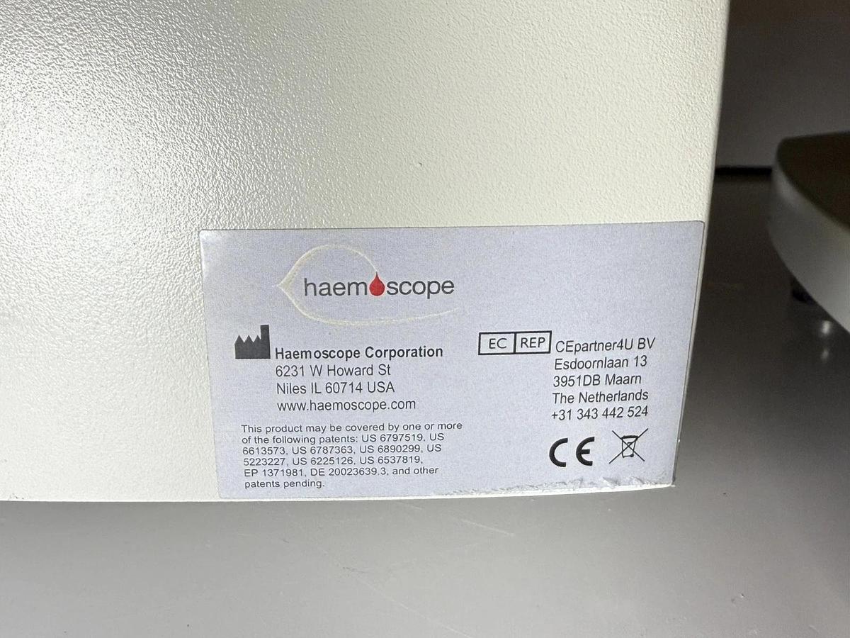 Used Lot 2 Haemoscope Haemo Scope TEG 5000 Thrombelastograph Hemostasis Analyzer