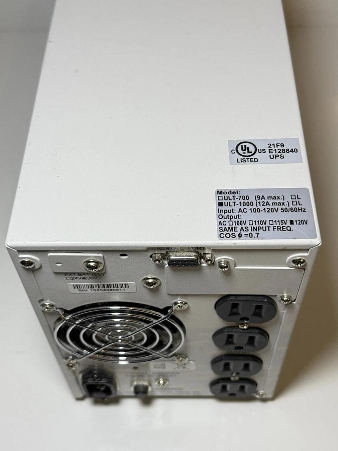 Used ECM Powercom ULT-1000 Uninterruptible Power Supply