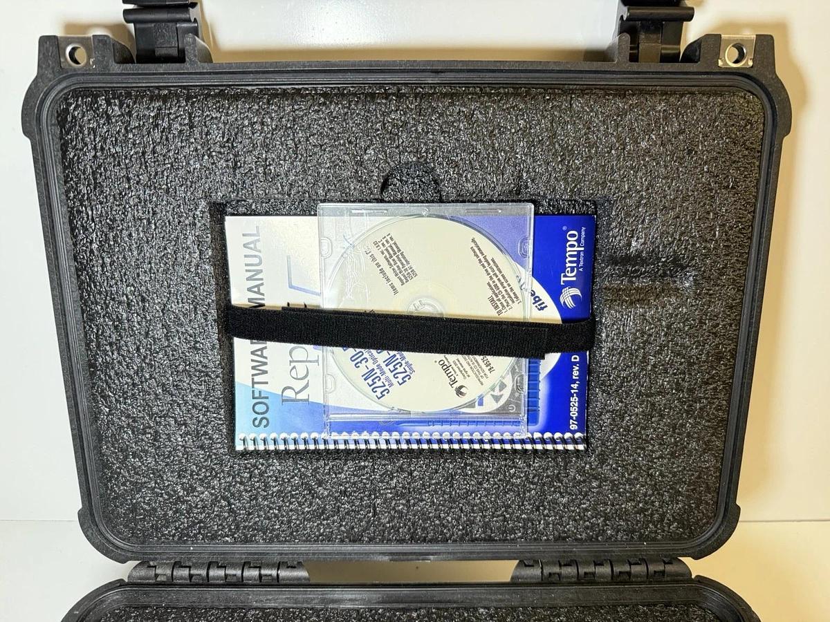 Used Tempo 525N-30 Optical Test Set – 850/1300nm Light Source, Power Meter, Multimode