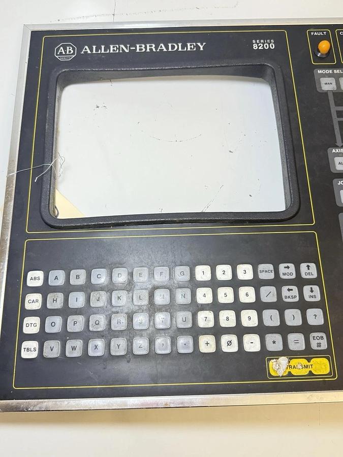 Used Allen Bradley Series 8200 Front Panel AG6000708