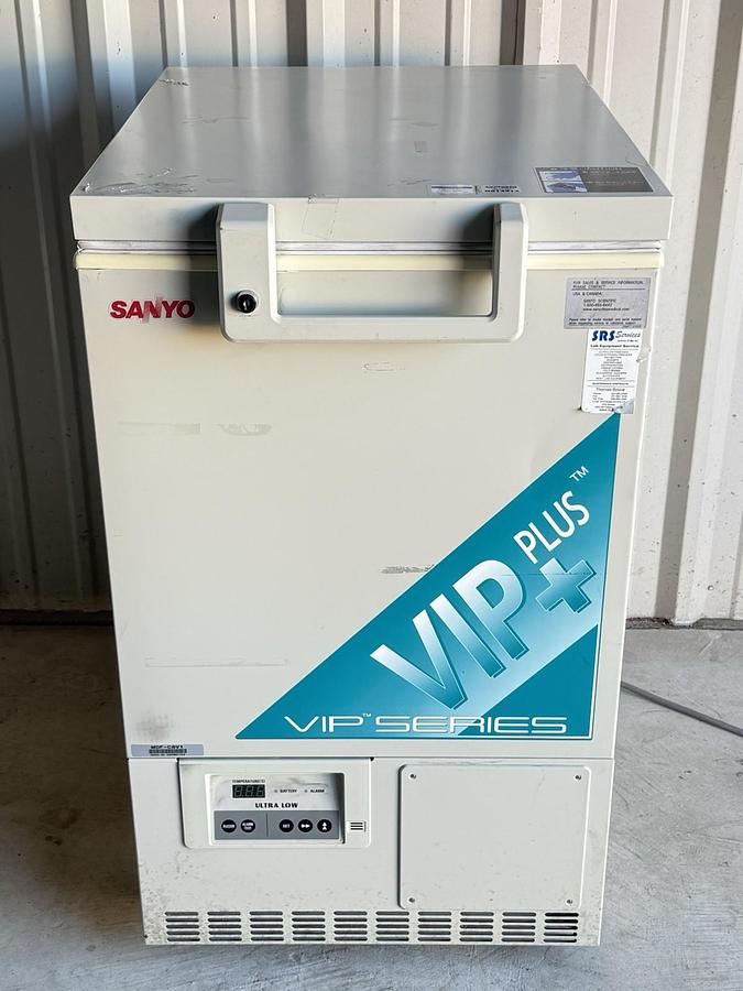 Used SANYO VIP Plus MDF-C8V1 Ultra Low Temperature Lab Laboratory Freezer -86ºC