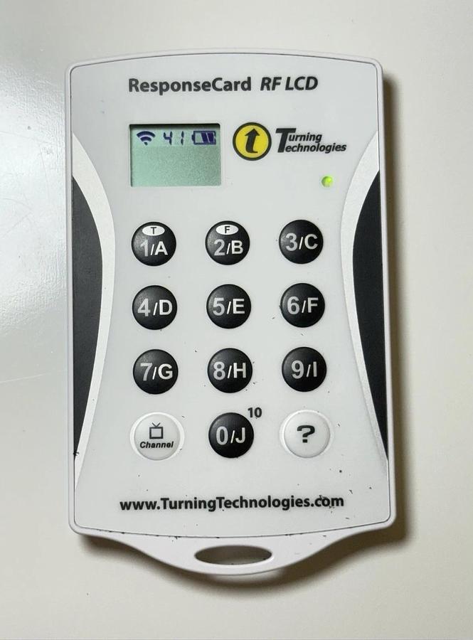 Used (Lot Of 203) Turning Technologies RCRF-03 ResponseCard RF LCD Clicker