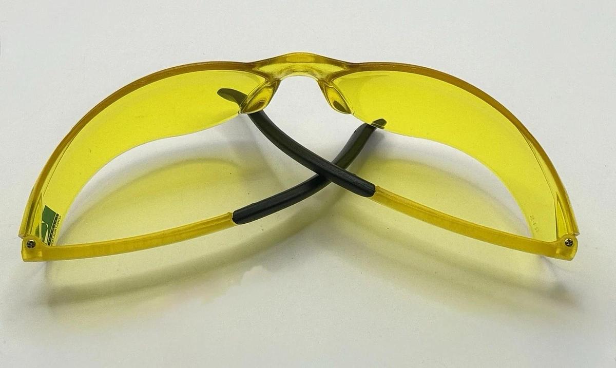 Used NEW 12 Pairs - Radians AT1-40 Amber Safety Glasses, Style: RAD-ATAC