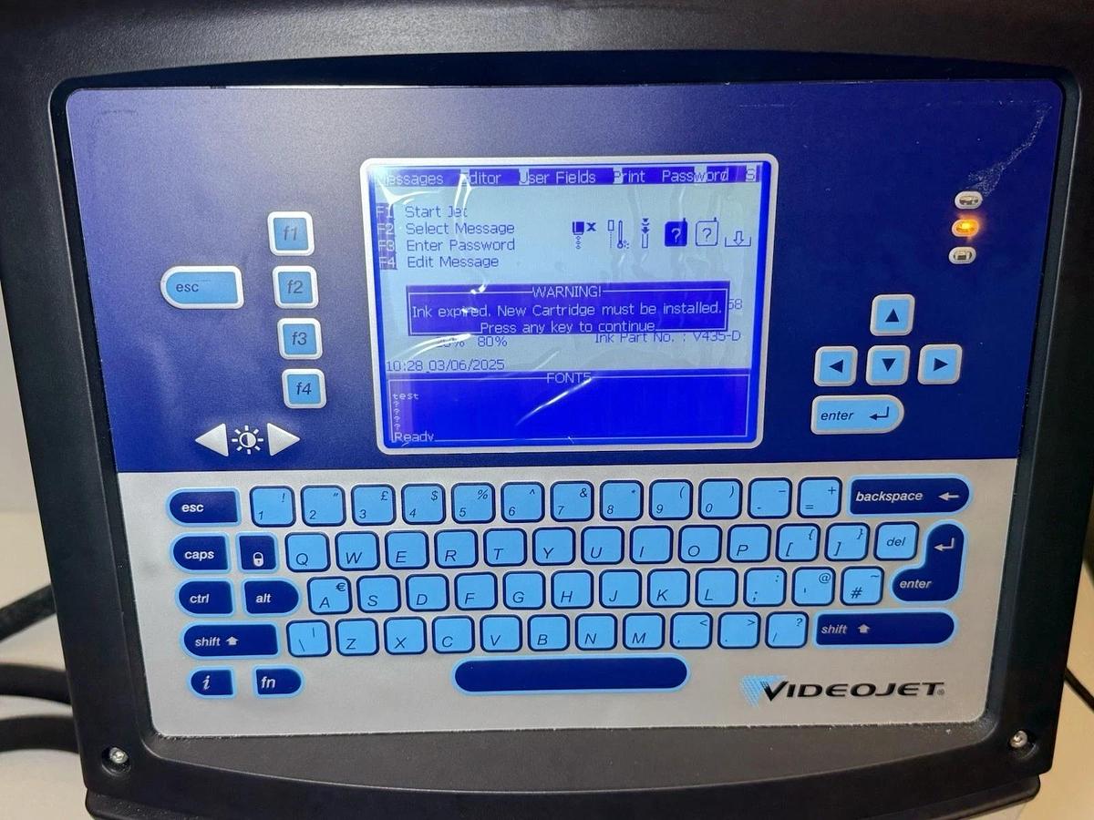 Used VIDEOJET TubeWriter 360 Vial Labeling System - Ink Jet Machine - FREE SHIPPING!