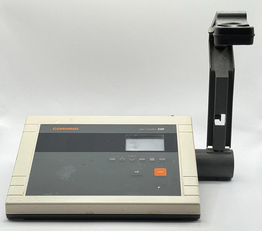 Used Corning Model 340 Laboratory Lab pH Meter Measurement Device