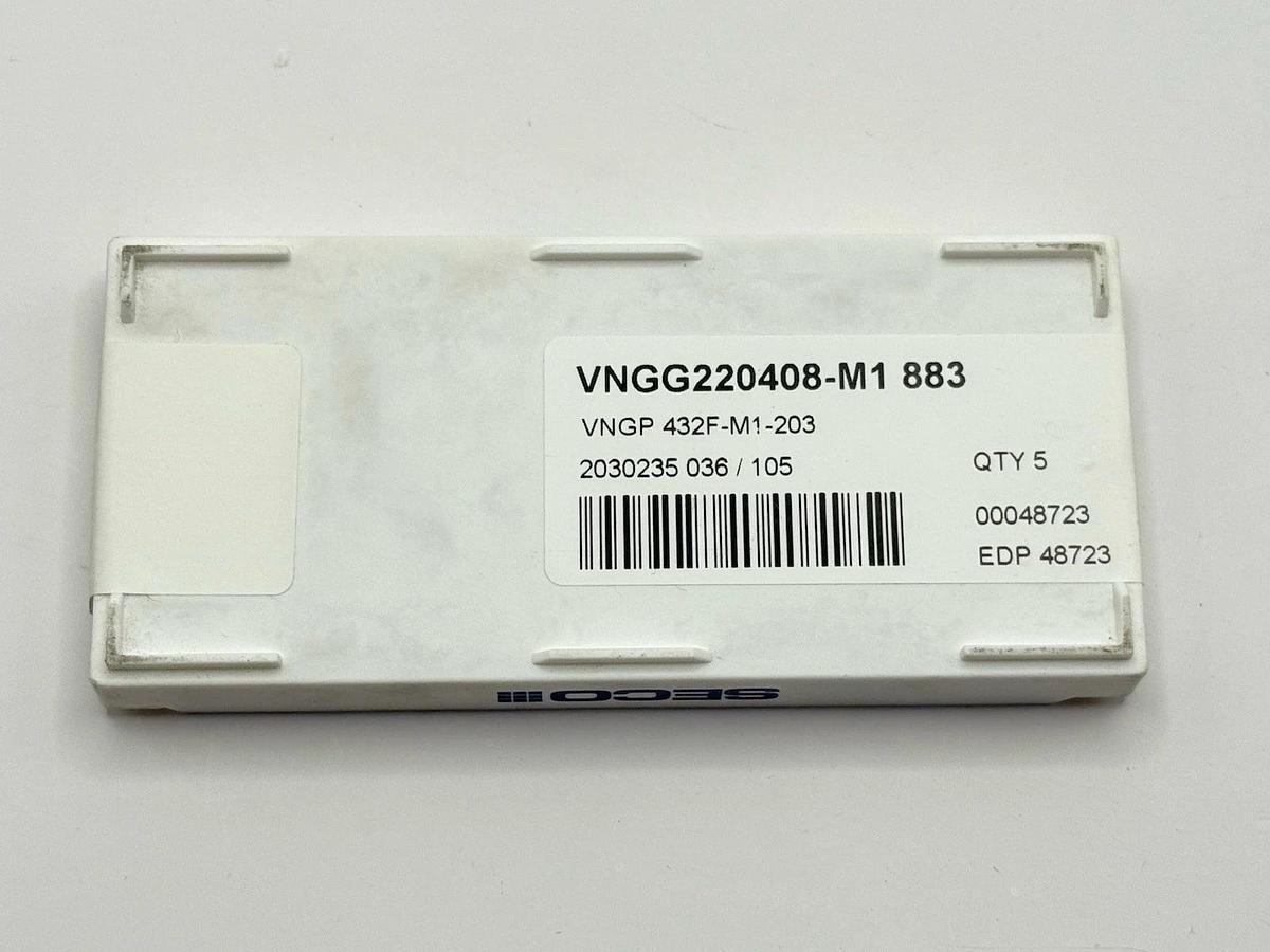 Used SECO Carbide inserts VNGG220408-M1 883 / VNGP 432F-M1-203 (EDP 48723)