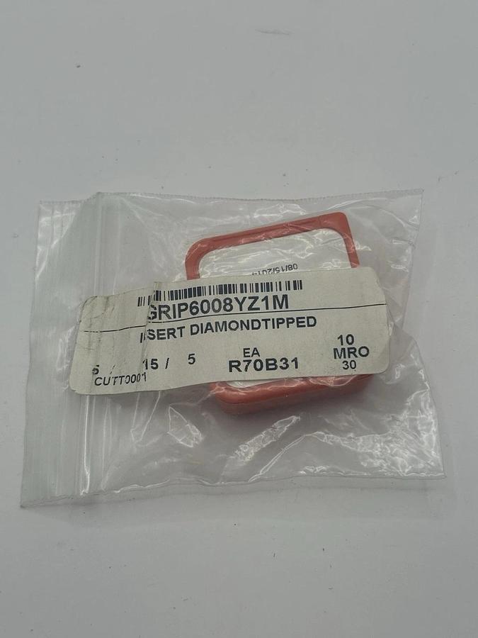 Used STF Precision Insert 6mm ISCAR GRIP6008Y STF-11747 PCD Tipped