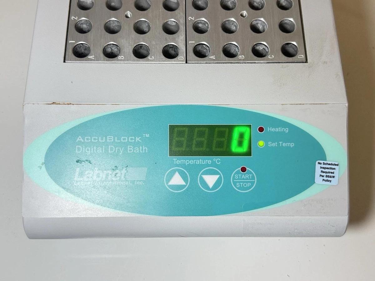 Used Labnet D1200 AccuBlock Digital Dry Bath Heated Laboratory Device