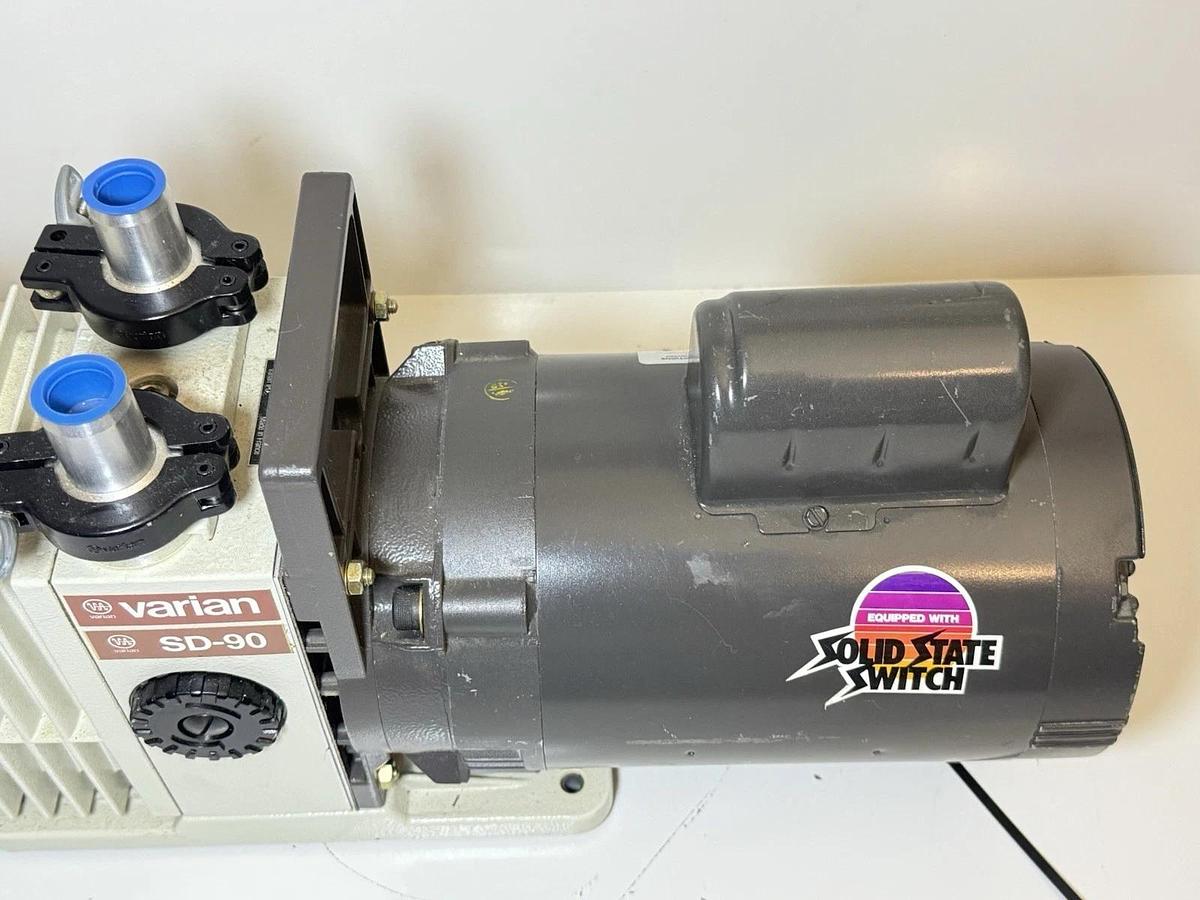 Used Varian SD-90 Dual Stage Rotary Vane Vacuum Pump
