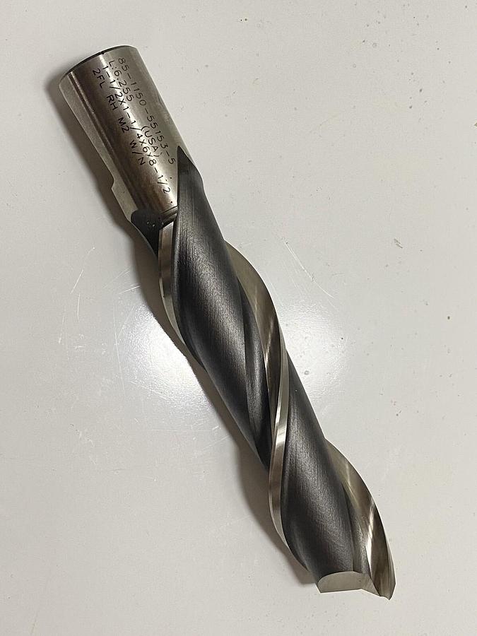 Used PCT Precision Cutting Tools - End Mill 85-1150-55153-5 2FL RH M2 W/N