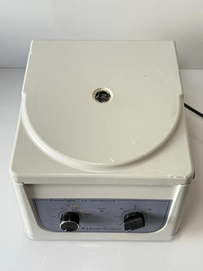 Used Henry Schein Unico C856 PowerSpin LX Benchtop Fixed Bucket Rotor Centrifuge