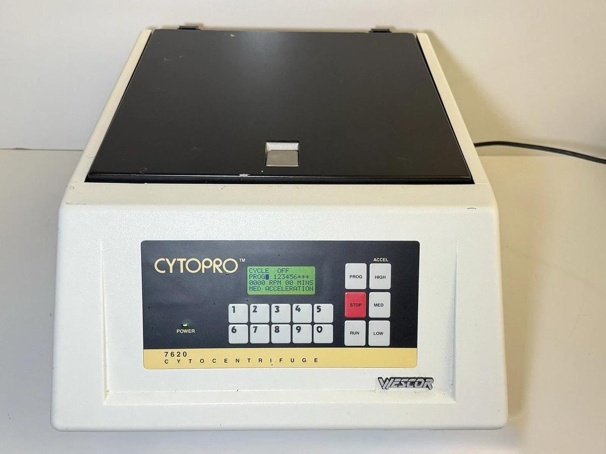 Used WESCOR Cytopro 7620 Cytocentrifuge Centrifuge w/ Rotor AC-160
