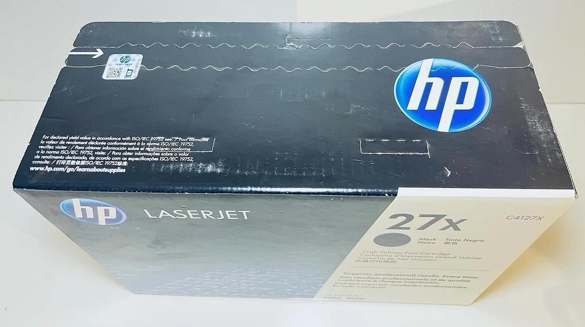 Used NEW Genuine HP LaserJet Toner High Volume Print Cartridge 27X (C4127X) Black