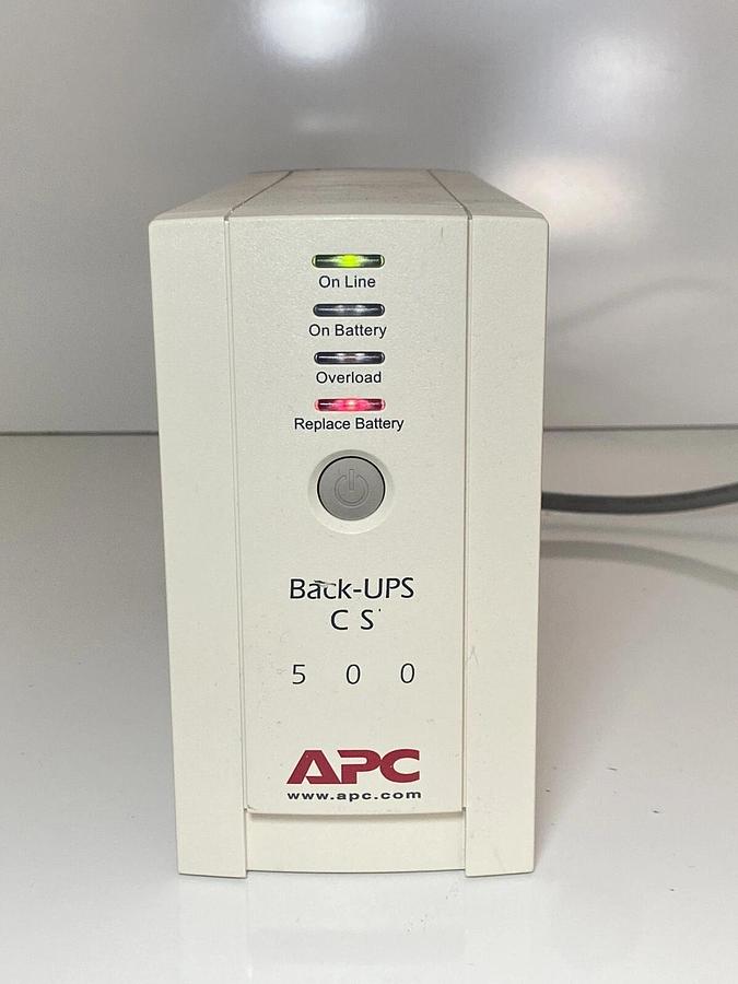 Used APC Back-UPS CS 500 Battery Backup BK500