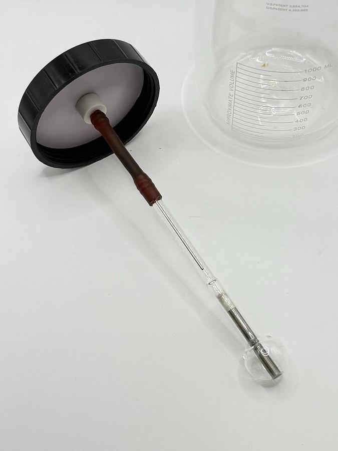 Used WHEATON 1000ml MAGNA FLEX™ Microcarrier Spinner Lab Glass Flask 3.854.704