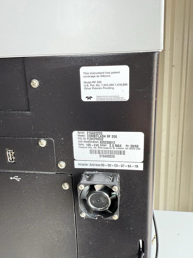 Used TELEDYNE ISCO CombiFlash RF 200 System – Chromatography Unit