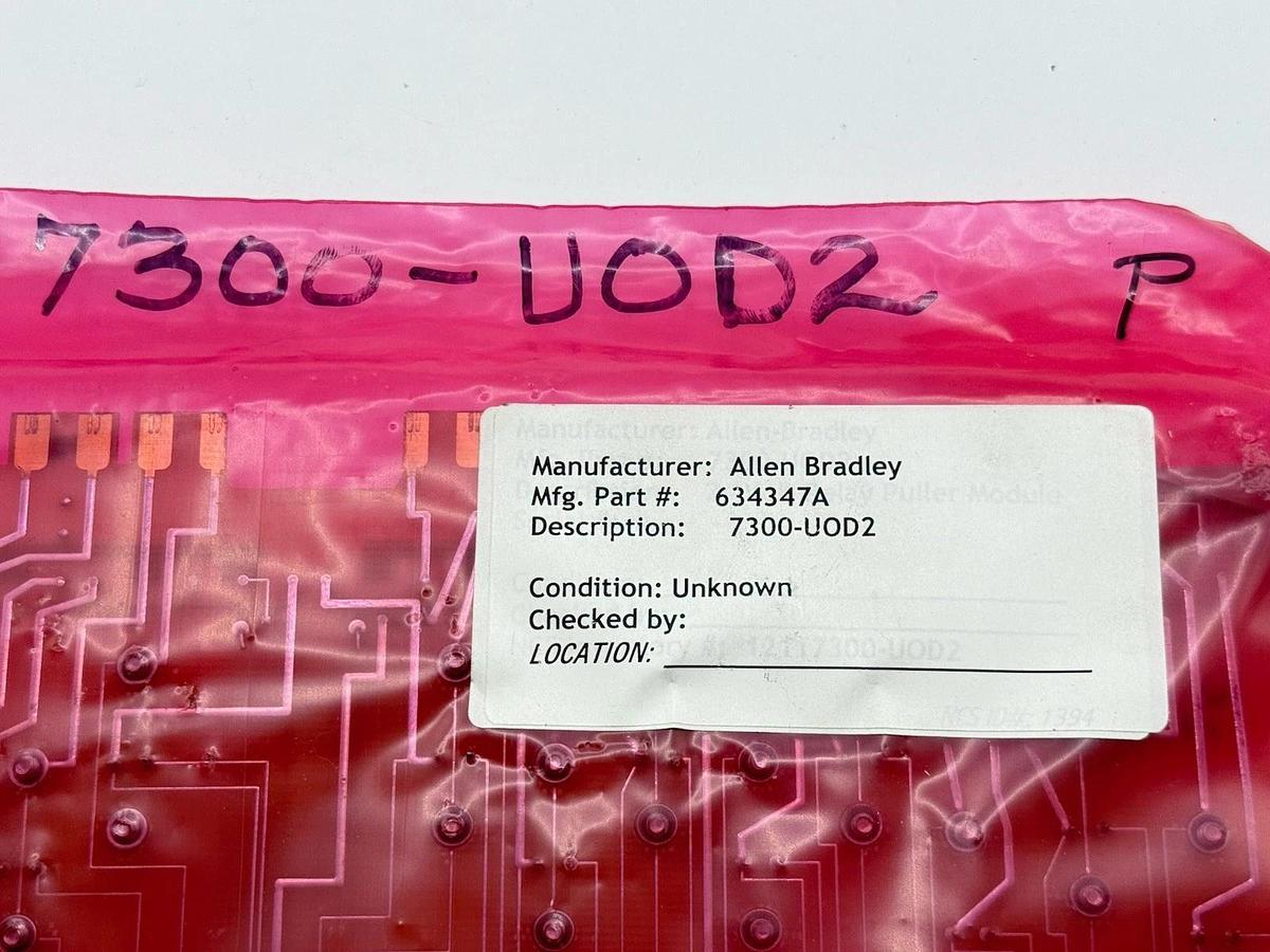 Used Allen Bradley 7300-UOD2 / 7300UOD2