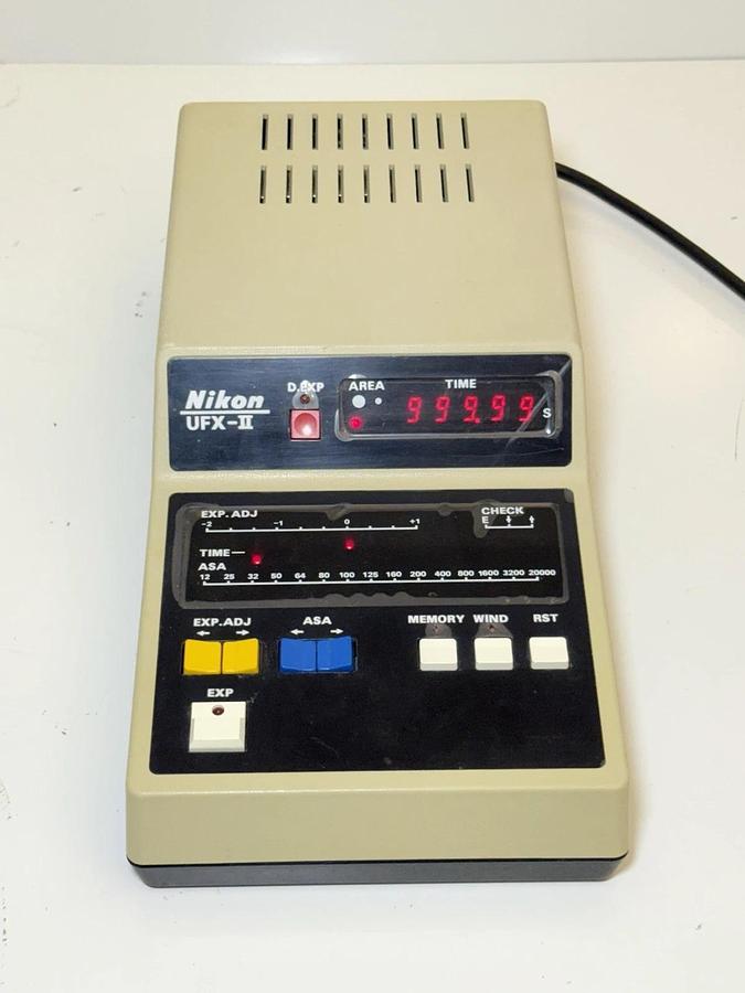 Used Nikon Eclipse TS100 Inverted Lab Microscope w/ Nikon UFX-II, Power Supply & Lamp