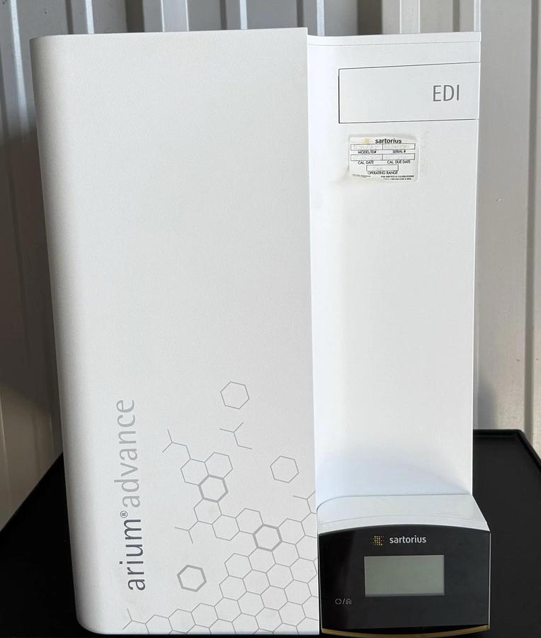 Used Sartorius Lab Instruments Arium Advance H20-EDI Water Purification System