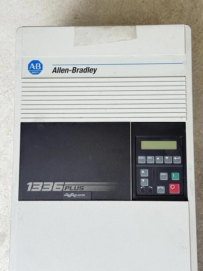 Used Allen-Bradley 1336 Plus Sensorless Vector Drive Unit with Keypad