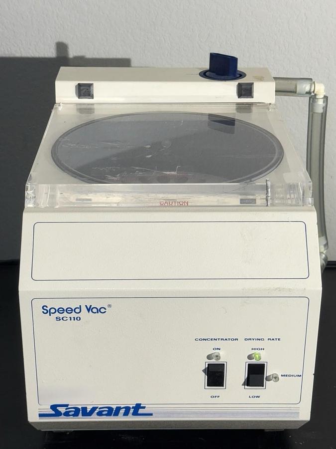 Used Savant SpeedVac SC110 120 Centrifuge Centrifugal Concentrator with Rotor